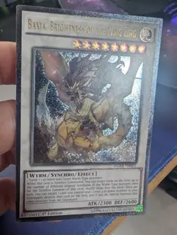 YuGiOh! Baxia, Brightness of the Yang Zing DUEA-EN051 Ultimate Rare 1st Ed LP - Image 3