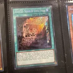 Yu-Gi-Oh! WANTED: Seeker of Sinful Spoils AGOV-EN054 1st Edition Secret Rare - Image 1