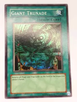 Yu-Gi-Oh! TCG MRL-048 Giant Trunade Super Rare Unlimited Edition LP - Image 1