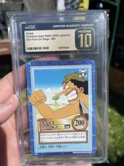 Usopp No.S28 One Piece Cardass Bandai Japan TCG Pristine CGC 10 Pop 1 Vintage OP - Image 2
