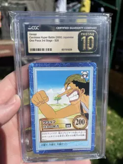 Usopp No.S28 One Piece Cardass Bandai Japan TCG Pristine CGC 10 Pop 1 Vintage OP - Image 3