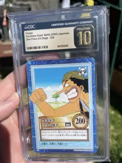 Usopp No.S28 One Piece Cardass Bandai Japan TCG Pristine CGC 10 Pop 1 Vintage OP - Image 4