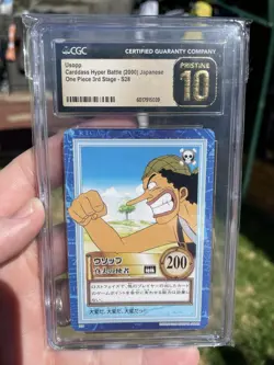 Usopp No.S28 One Piece Cardass Bandai Japan TCG Pristine CGC 10 Pop 1 Vintage OP - Image 5