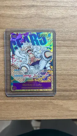 one piece card game eng Monkey.D.Luffy OP05-119 Secret Rare Alt Art - Image 1