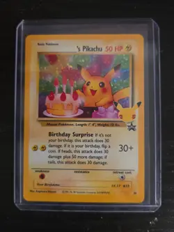 Pokemon Birthday Pikachu Holo Card 24/108 Celebrations 25th Anniversary - Image 1
