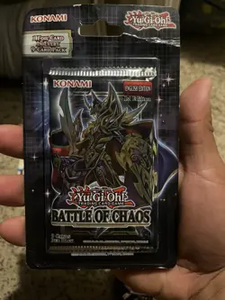 Yugioh: Battle Of Chaos - Sealed 1st Edition 9 Card Booster Pack - Sealed US - Image 1