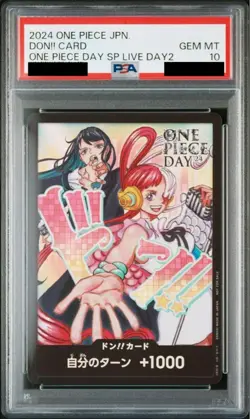 PSA 10 Don !! Card Ado & Uta ONE PIECE Day 2024 Promo ONE PIECE Card Japanese - Image 1