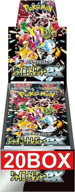 Factory shield Pokemon Cards Shiny Treasure ex 20 Box sv4a High Class pack JAPAN - Image 1
