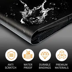 Trading Card Binder 9 Pocket, 360 Card Waterproof Folder with Top Loading Sleeve - Image 4