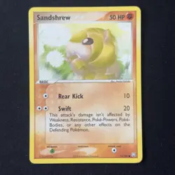 Sandshrew 74/109 - Team Rocket Returns - Pokemon Card English 2004 Vintage - Image 1
