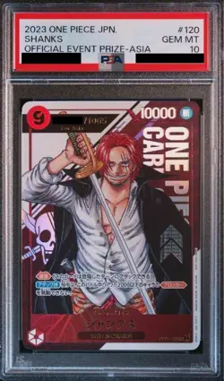 ONE PIECE Card Shanks PSA 10 Flagship Battle 120 ASIA Limited Edition Japanese - Image 1