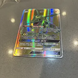 Pokemon TCG Rayquaza GX Celestial Storm Full Art Ultra Rare Card 160/168 LP - Image 2