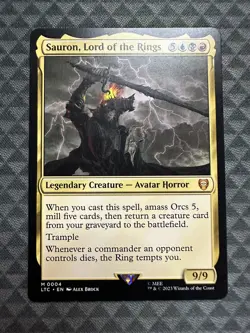 MTG Sauron, Lord of the Rings #0004 Mythic Rare The Lord Of The Rings (LTR) - Image 2