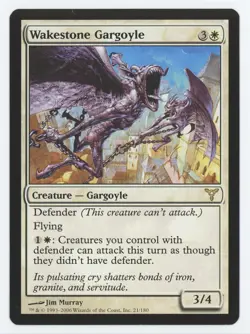 MTG Dissension Wakestone Gargoyle #21 Rare - Image 1