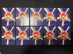 Pikachu & Psyduck 10set Old Back Gym,Base set,jungle etc Pokemon Cards Japanese - Image 2