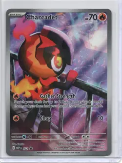 Pokemon TCG Charcadet 022 Phantasmal Flames Black Star PROMO - Image 1