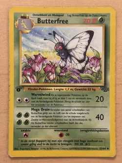 2000 Pokemon DUTCH 1st Edition Jungle Butterfree 33/64 - Image 1