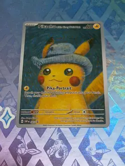 2023 Pokemon SVP Black Star Promo Pikachu with Grey Felt Hat #085 - Image 1