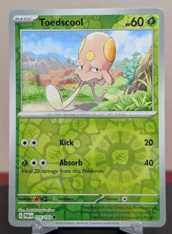 Pokemon Toedscool #016/182 English Paradox Rift Reverse Holo - Image 1