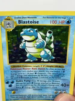 Blastoise 2/102 Holo Rare Shadowless Base Set Pokemon NM - Image 3