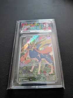 Zacian 100/094 - Phantasmal Flames - Pokemon - ACE 10 PERFECT SUBGRADES - Image 1