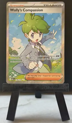 Wally's Compassion Ultra Rare Full Art 176/132 Pokemon Mega Evolution English NM - Image 1