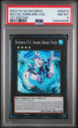 2023 1ST ED #EN279 NUMBER C32: SHARK DRAKE VEISS PSA 8 - Image 1