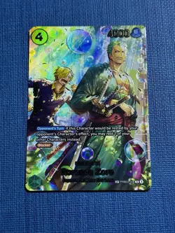One Piece Roronoa Zoro PRB02-006 (SP) - The Azure Sea’s Seven OP-14 - Image 1