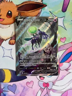 Shadow Rider Calyrex V 172/198 Rare Ultra Chilling Reign Pokemon Near Mint Card - Image 1