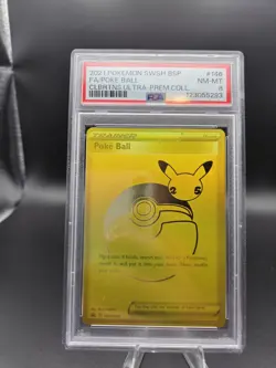 Pokemon TCG Poke Ball SWSH Black Star Promos Holo Card SWSH146 PSA 8 - Image 1