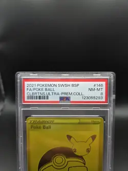 Pokemon TCG Poke Ball SWSH Black Star Promos Holo Card SWSH146 PSA 8 - Image 2