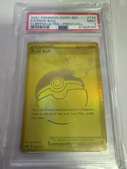 2021 Poke Ball SWSH146 Ultra Premium Collection - Pokemon Card TCG PSA 9 - Image 1