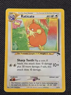 Raticate 6/18 Southern Islands Pokemon Card MP - Image 1