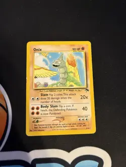 Onix 3/18 Southern Islands Promo Pokemon Card Rare - Image 1