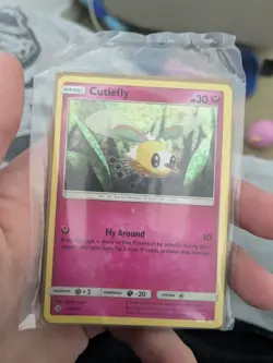 10/12 Cutiefly Holo Confetti Rare McDonald's 2017 Promo Pokemon Card sealed - Image 1