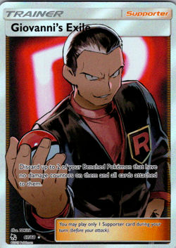 Giovanni's Exile - 67/68 - Pokemon Hidden Fates Sun & Moon Full Art Rare Card NM - Image 1