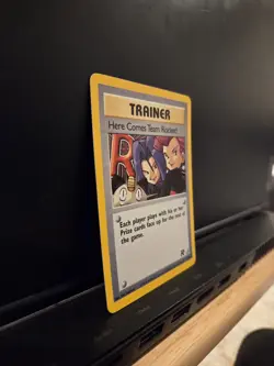 Pokemon Card Here Comes Team Rocket Holo 15/82 Team Rocket LP WOTC TCG - Image 3