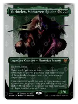 Vorinclex, Monstrous Raider (Concept Praetor) (Step-and-Compleat Foil) #407 - SN - Image 1