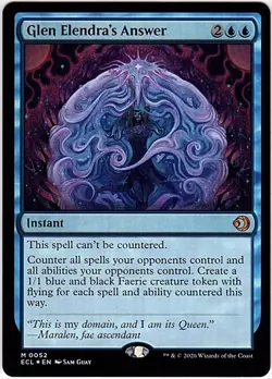 MTG Lorwyn Eclipsed Glen Elendra's Answer Foil (Mythic) - Image 2