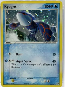 2005 Pokemon Kyogre EX Emerald Holo 6/106 CGC Gem Mint 10 - Image 2