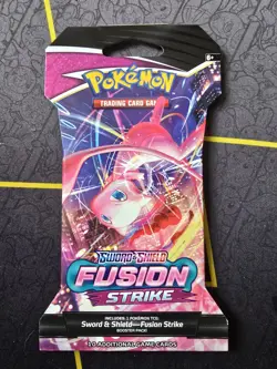 Fusion Strike Sleeved Booster Pack - Mew Pokemon TCG - New and Sealed - Image 1