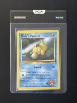 Carte Pokemon Misty's Psyduck 54/132 Gym Heroes US NM PCA - Image 2