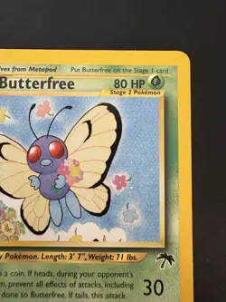 Pokemon Vintage Southern Islands Butterfree English 9/18 Rare Promo - Image 4
