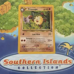 Vintage Pokemon Southern Islands Primeape 18/18 English Rare Promo - Image 1