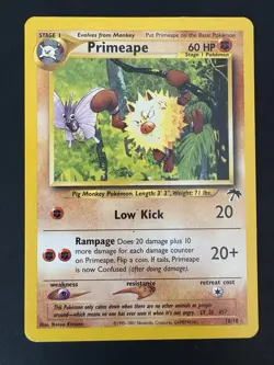Vintage Pokemon Southern Islands Primeape 18/18 English Rare Promo - Image 2