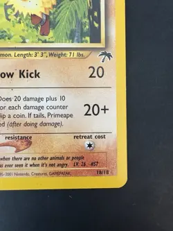 Vintage Pokemon Southern Islands Primeape 18/18 English Rare Promo - Image 5