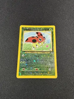 Pokemon Vintage Southern Islands Reverse Holo Ledyba 7/18 Rare Promo Swirl - Image 1