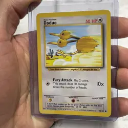 Pokemon TCG Doduo Base 48/102 Regular Near Mint NM/MT Pokemon Common Vintage Vtg - Image 2