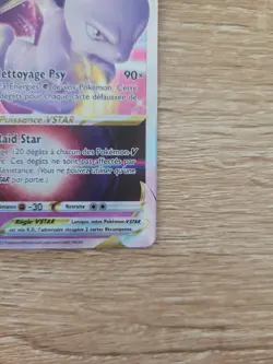 Carte Pokemon Mewtwo Vstar 031/078 EB10.5 Epee & Bouclier Pokemon Go FR NEUF - Image 4