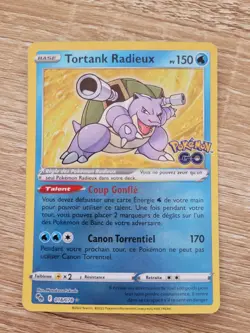 CARTE POKEMON TORTANK RADIEUX 018/078 HOLO RARE POKEMON GO EB10.5 FR NEUVE - Image 1